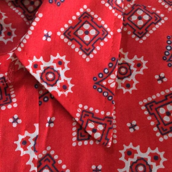 Healthtex vintage red paisley print top size 3T‎ - Picture 4 of 6